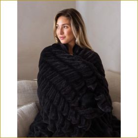 The Dreamer Blanket | For Stress & Anxiety | air conditioning quilt  Sofa Blankets Small Blankets Lunch Blankets Cozy And Warm Blanket Lightweigh (Color: BLACK)